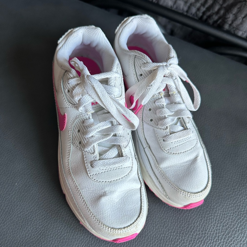 White and Pink Nike Airmax Sneakers - Picture 2 of 8